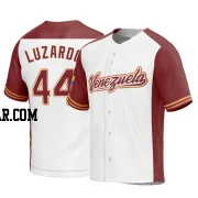 Jesus Luzardo Youth Venezuela Baseball White Replica 2023 World Baseball Classic Jersey