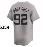 Jesus Rodriguez Men's New York Yankees Gray Limited Away 2024 World Series Jersey