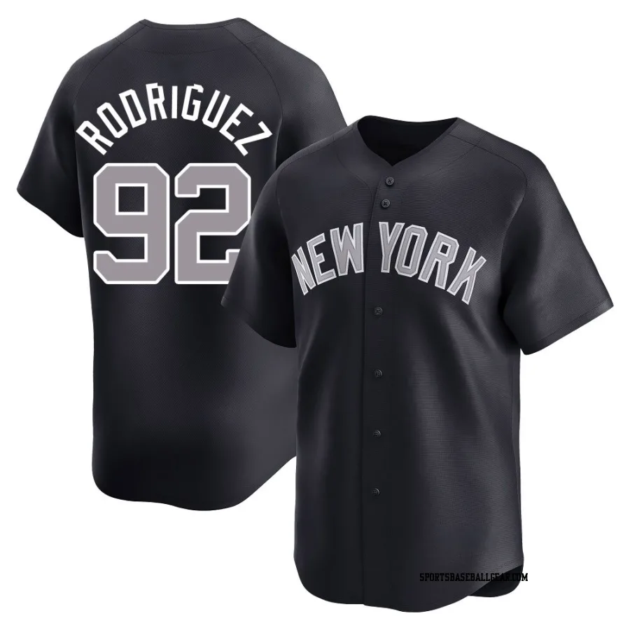 Jesus Rodriguez Men's New York Yankees Navy Limited Alternate Jersey