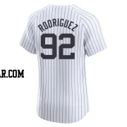 Jesus Rodriguez Men's New York Yankees White Elite Home 2024 World Series Jersey