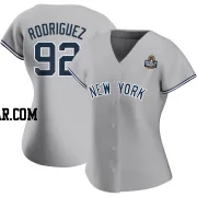 Jesus Rodriguez Women's New York Yankees Gray Authentic Road Name 2024 World Series Jersey