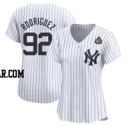 Jesus Rodriguez Women's New York Yankees White Limited Yankee Home 2024 World Series Jersey