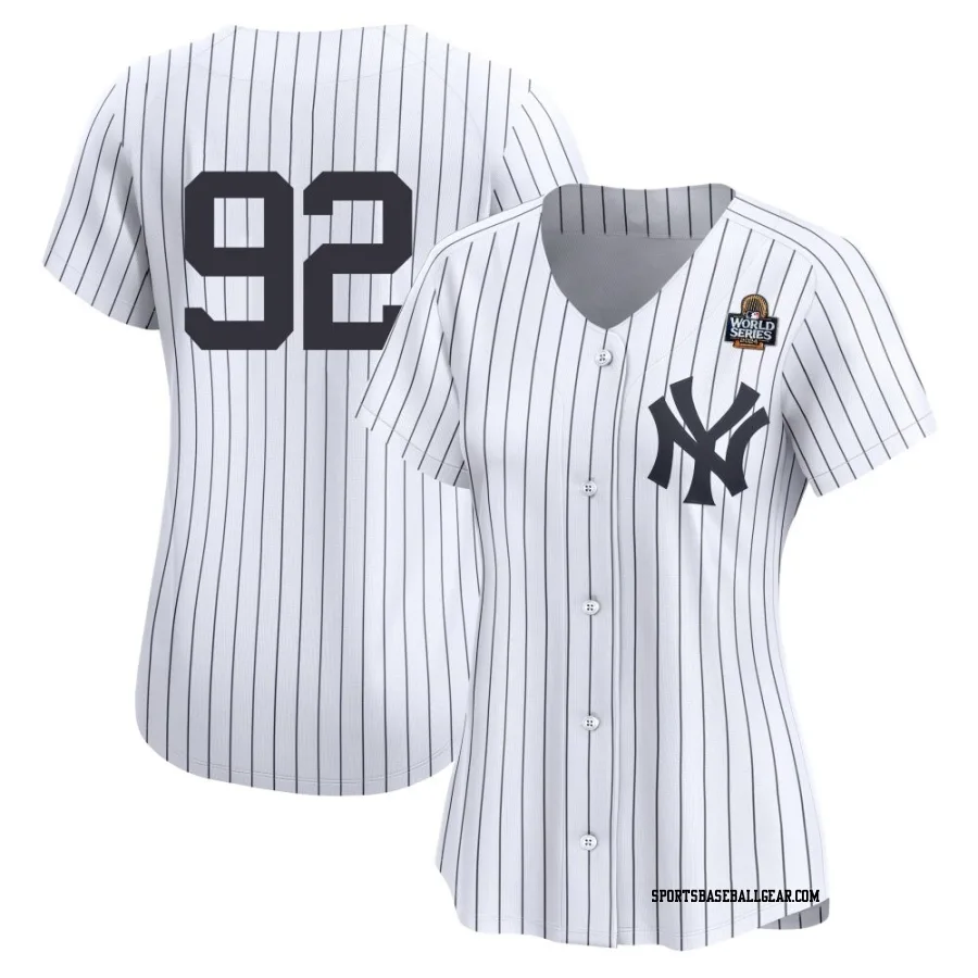 Jesus Rodriguez Women's New York Yankees White Limited Yankee Home 2nd 2024 World Series Jersey