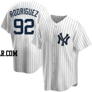 Jesus Rodriguez Youth New York Yankees White Replica Home Jersey