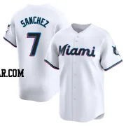 Jesus Sanchez Men's Miami Marlins White Limited Home Jersey