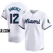 Jesus Sanchez Youth Miami Marlins White Limited Home Jersey