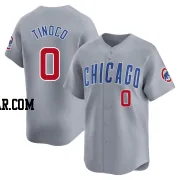 Jesus Tinoco Men's Chicago Cubs Gray Limited Road Jersey