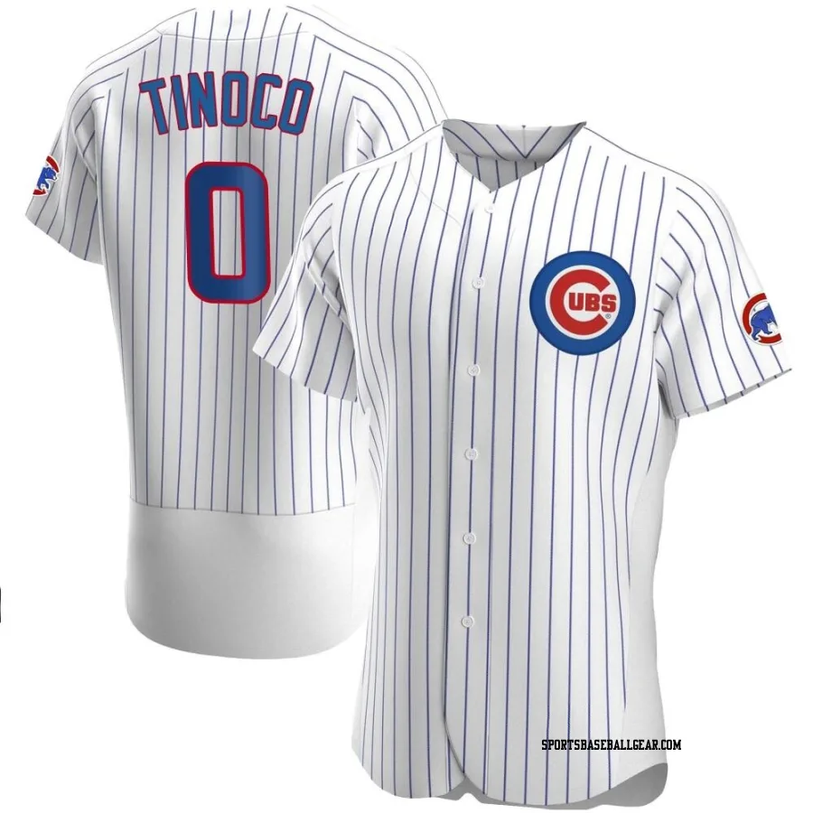 Jesus Tinoco Men's Chicago Cubs White Authentic Home Jersey