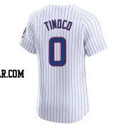 Jesus Tinoco Men's Chicago Cubs White Elite Home Jersey