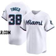 Jesus Tinoco Men's Miami Marlins White Limited Home Jersey