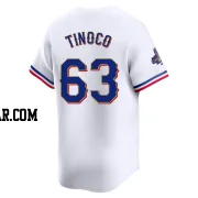 Jesus Tinoco Men's Texas Rangers Gold Limited White 2024 Collection Jersey