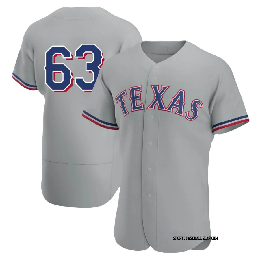 Jesus Tinoco Men's Texas Rangers Gray Authentic Road Jersey