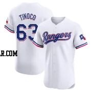 Jesus Tinoco Men's Texas Rangers White Elite Home Jersey