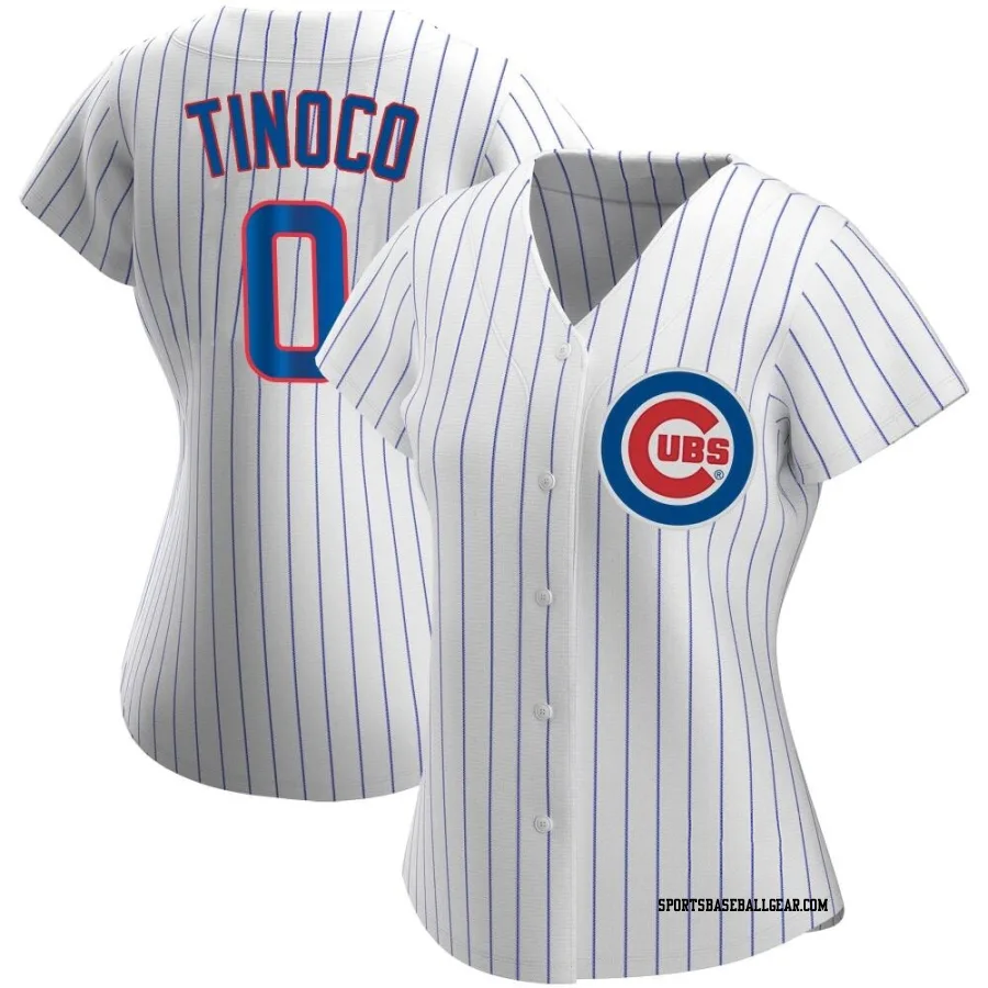 Jesus Tinoco Women's Chicago Cubs White Authentic Home Jersey