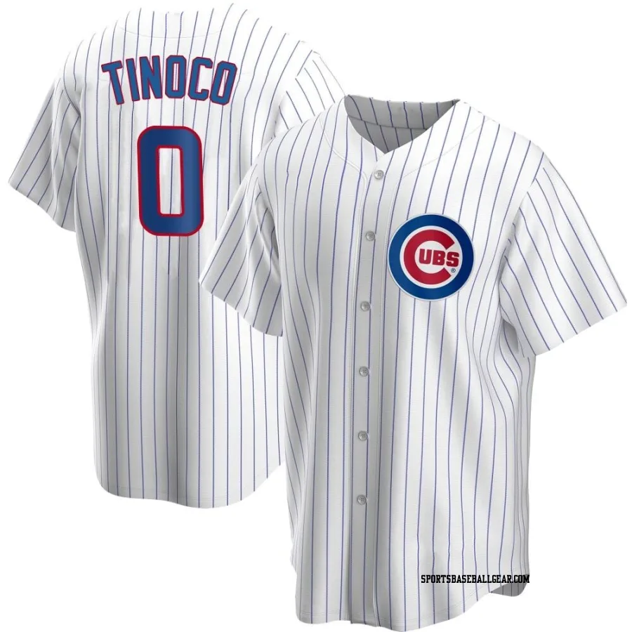 Jesus Tinoco Youth Chicago Cubs White Replica Home Jersey