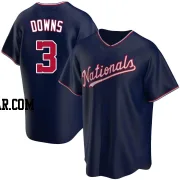 Jeter Downs Youth Washington Nationals Navy Replica Alternate Jersey