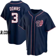 Jeter Downs Youth Washington Nationals Navy Replica Alternate Team Jersey