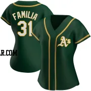 Jeurys Familia Women's Oakland Athletics Green Authentic Alternate Jersey