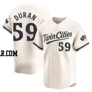 Jhoan Duran Men's Minnesota Twins Cream Limited Alternate Jersey