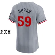 Jhoan Duran Men's Minnesota Twins Gray Elite Road Jersey