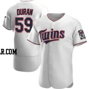 Jhoan Duran Men's Minnesota Twins White Authentic Home Jersey