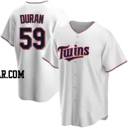 Jhoan Duran Men's Minnesota Twins White Replica Home Jersey