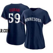 Jhoan Duran Women's Minnesota Twins Navy Replica Alternate Jersey