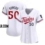 Jhon Romero Women's Minnesota Twins White Limited Home Jersey