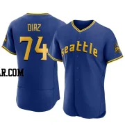 Jhonathan Diaz Men's Seattle Mariners Royal Authentic 2023 City Connect Jersey