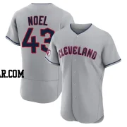 Jhonkensy Noel Men's Cleveland Guardians Gray Authentic Road Jersey