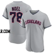 Jhonkensy Noel Men's Cleveland Guardians Gray Authentic Road Jersey