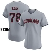 Jhonkensy Noel Men's Cleveland Guardians Gray Elite Road Jersey