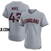 Jhonkensy Noel Men's Cleveland Guardians Gray Elite Road Jersey