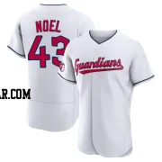 Jhonkensy Noel Men's Cleveland Guardians White Authentic Home Jersey