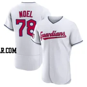 Jhonkensy Noel Men's Cleveland Guardians White Authentic Home Jersey