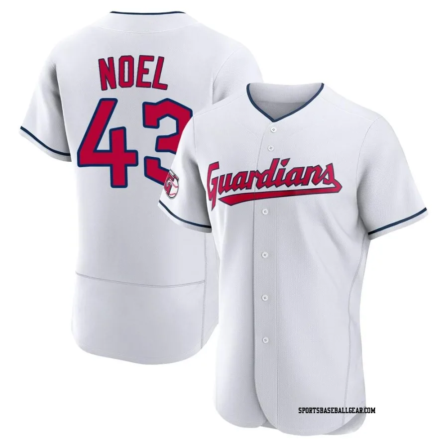 Jhonkensy Noel Men's Cleveland Guardians White Authentic Home Jersey