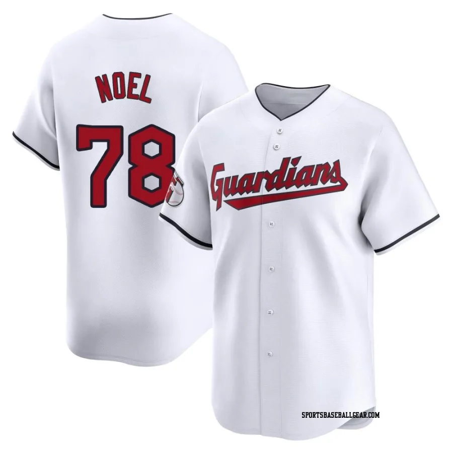 Jhonkensy Noel Men's Cleveland Guardians White Limited Home Jersey