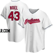 Jhonkensy Noel Men's Cleveland Guardians White Replica Home Jersey