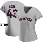 Jhonkensy Noel Women's Cleveland Guardians Gray Authentic Road Jersey