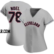 Jhonkensy Noel Women's Cleveland Guardians Gray Authentic Road Jersey