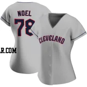 Jhonkensy Noel Women's Cleveland Guardians Gray Authentic Road Jersey