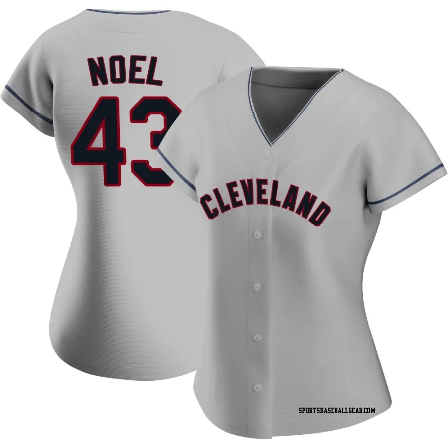 Jhonkensy Noel Women's Cleveland Guardians Gray Authentic Road Jersey