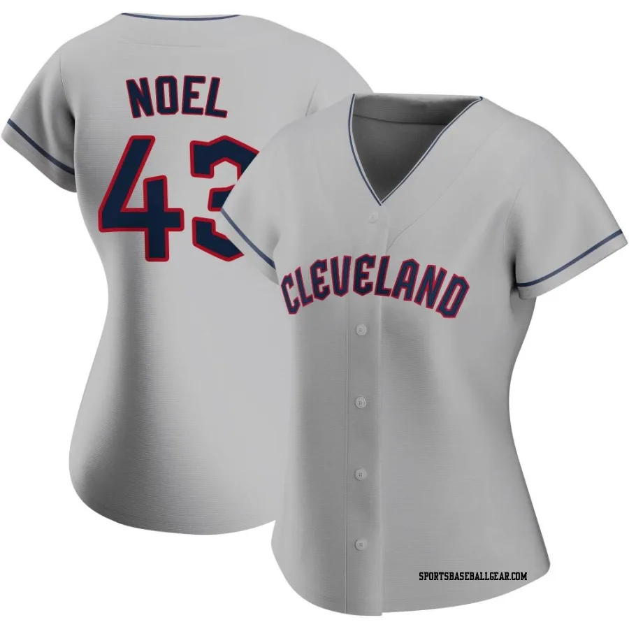 Jhonkensy Noel Women's Cleveland Guardians Gray Authentic Road Jersey