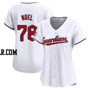 Jhonkensy Noel Women's Cleveland Guardians White Limited Home Jersey