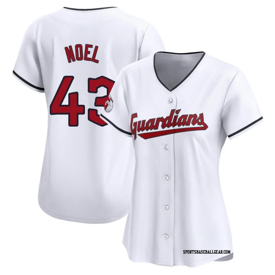 Jhonkensy Noel Women's Cleveland Guardians White Limited Home Jersey