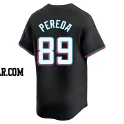 Jhonny Pereda Youth Miami Marlins Black Limited Alternate Jersey