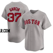 Jhostynxon Garcia Men's Boston Red Sox Gray Limited Away Jersey