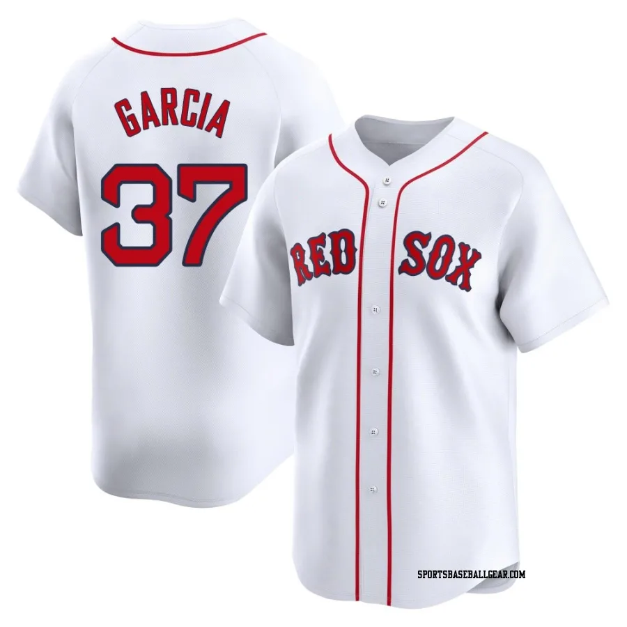 Jhostynxon Garcia Men's Boston Red Sox White Limited Home Jersey