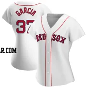 Jhostynxon Garcia Women's Boston Red Sox White Authentic Home Jersey