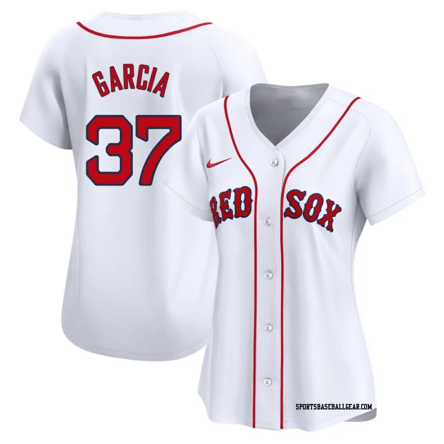 Jhostynxon Garcia Women's Boston Red Sox White Limited Home Jersey